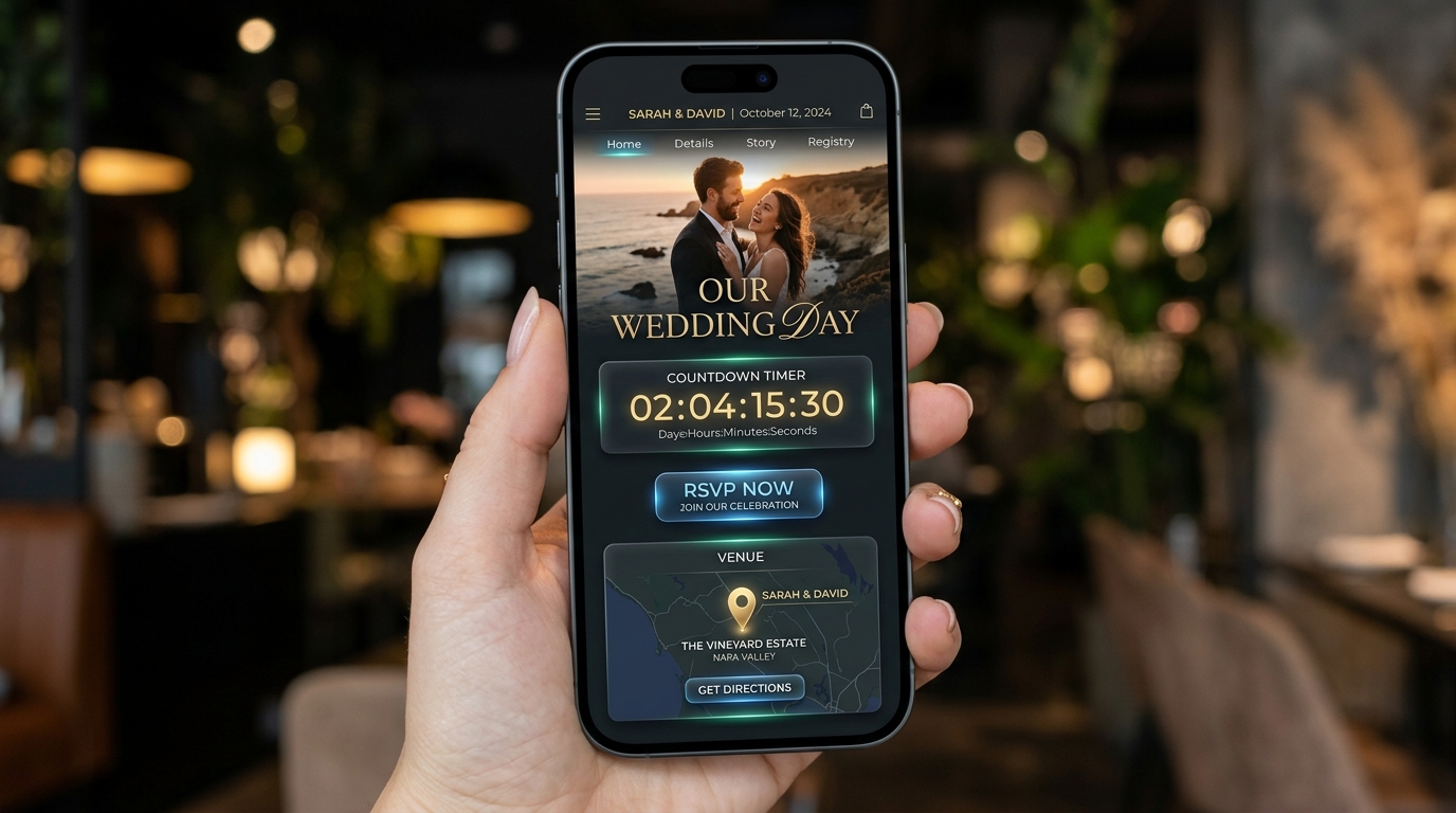 Luxury Interactive Wedding Web